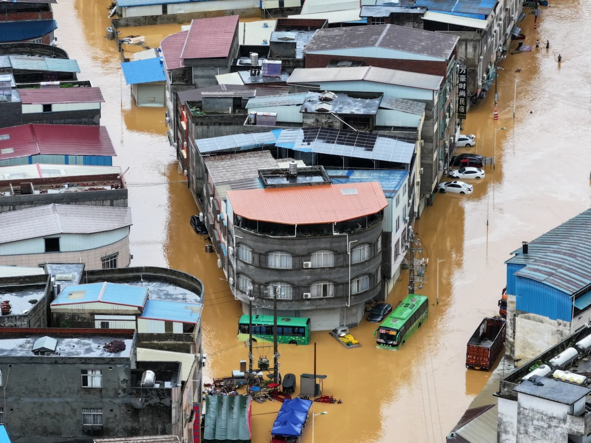 China Grapples with Devastating Storms, Flooding, and Landslides as Death Toll Rises to 15, President Xi Urges "All Out" Rescue Efforts