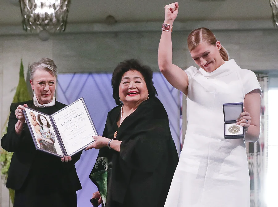 Anti-nuclear weapon campaigner ICAN receives 2017 Nobel Peace Prize