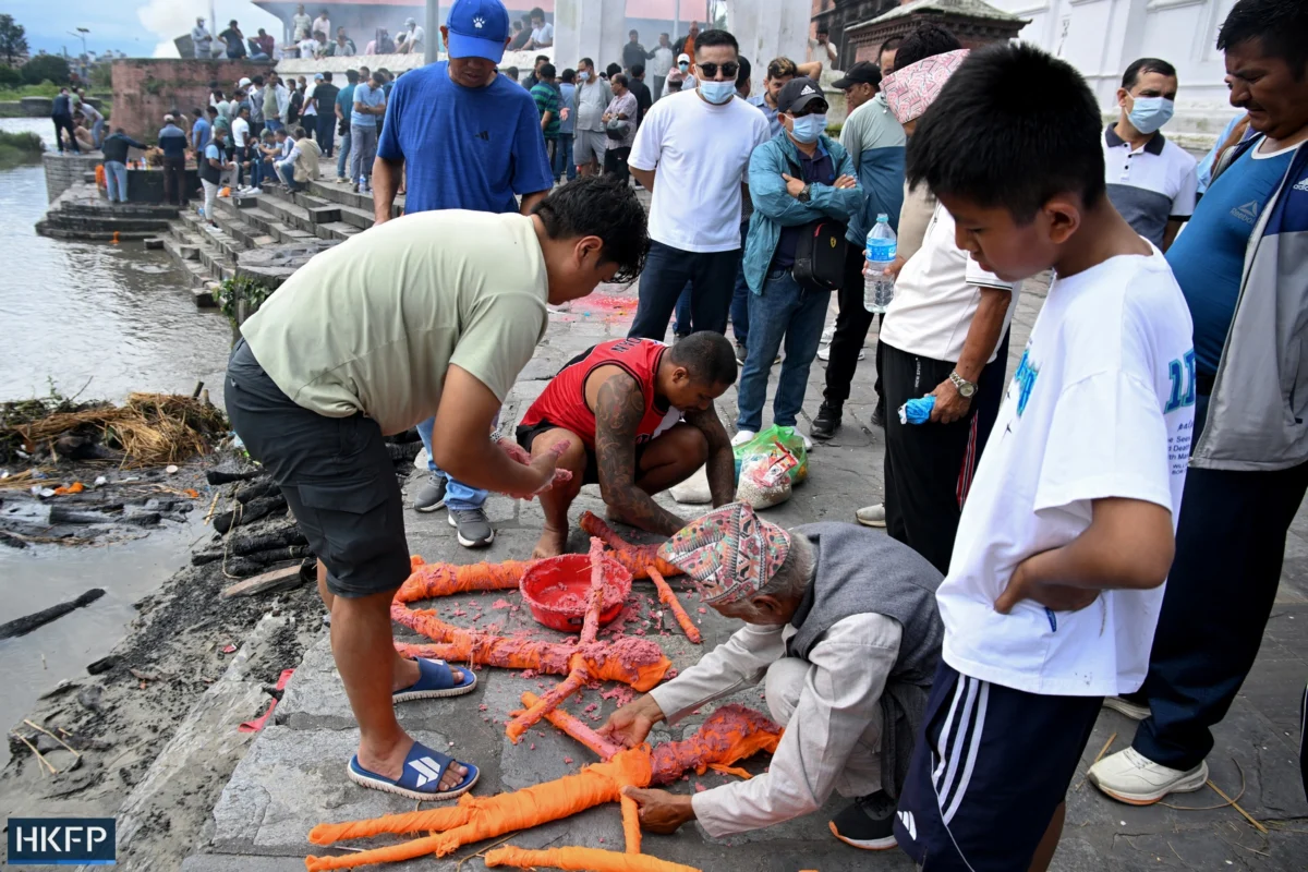 Nepali Families Perform Symbolic Funerals for Thousands Missing After Catastrophic Himalayan Flash Floods as Global Warming Concerns Mount.