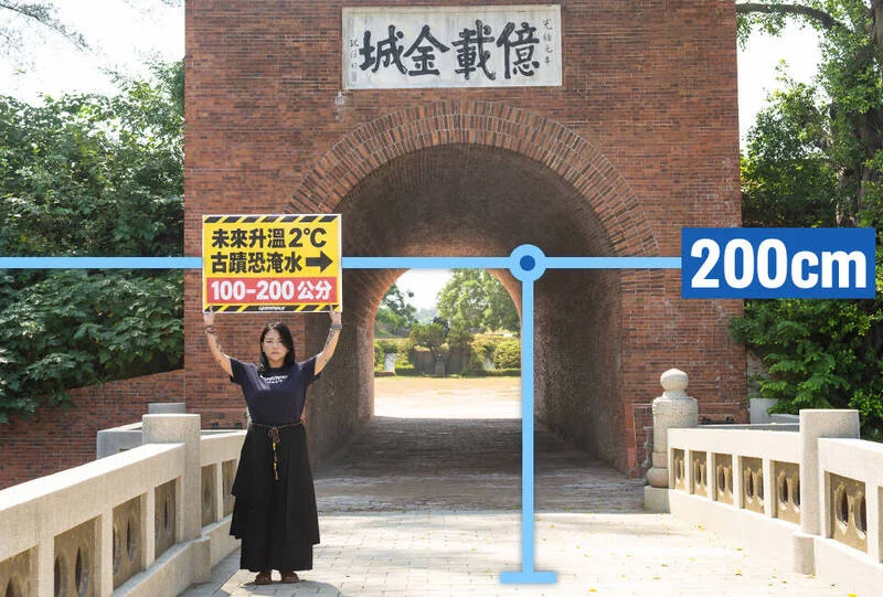 Tainan’s Cultural Treasures Face Imminent Flooding Threat Under Climate Change, Greenpeace Study Reveals